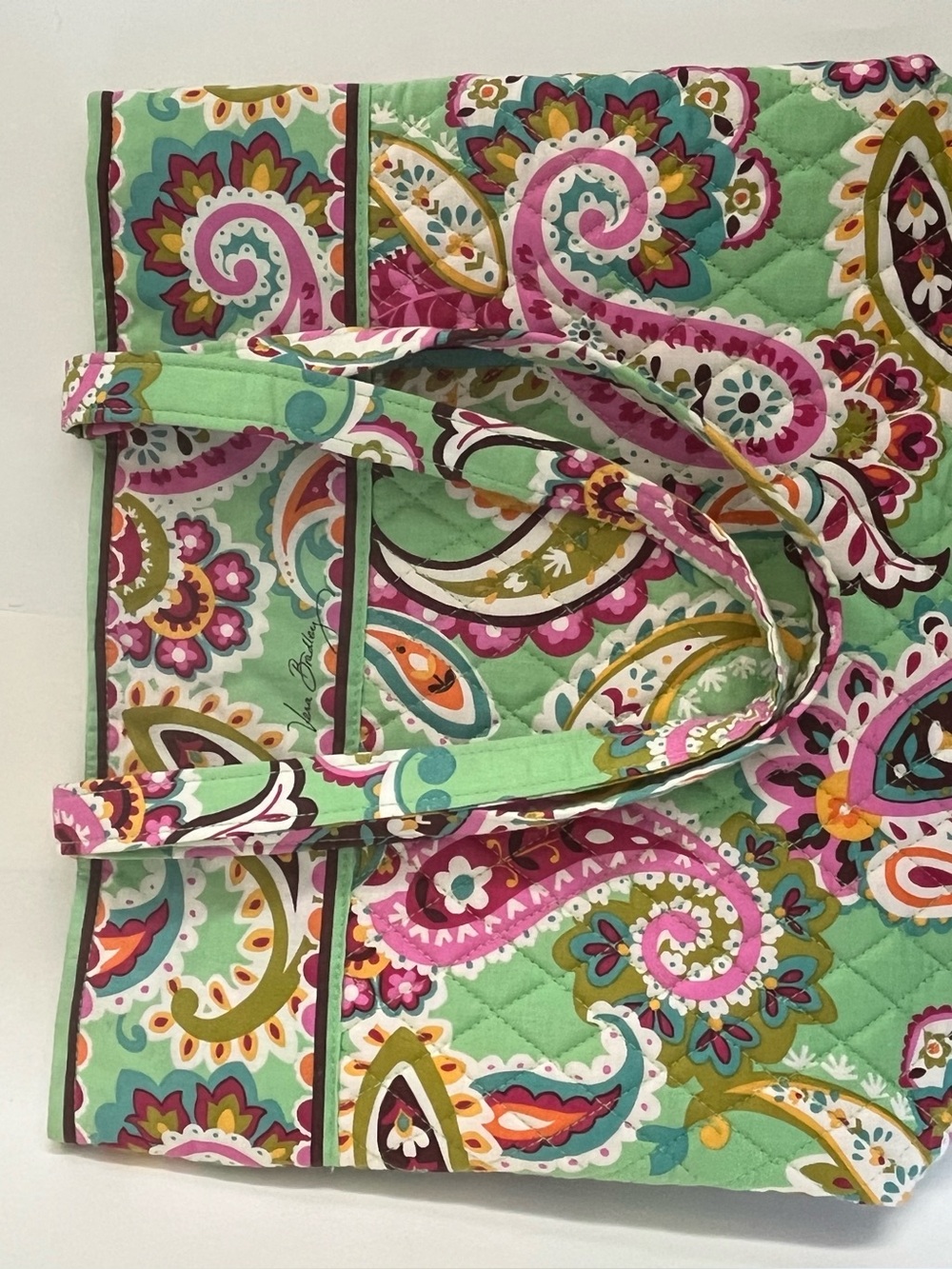Vera Bradley Retired Tutti Frutti Everyday Quilted Tote- Excellent Condition! - Picture 14 of 15